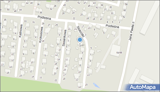 Tomaszów Mazowiecki, Stokrotki, 2, mapa Tomaszów Mazowiecki