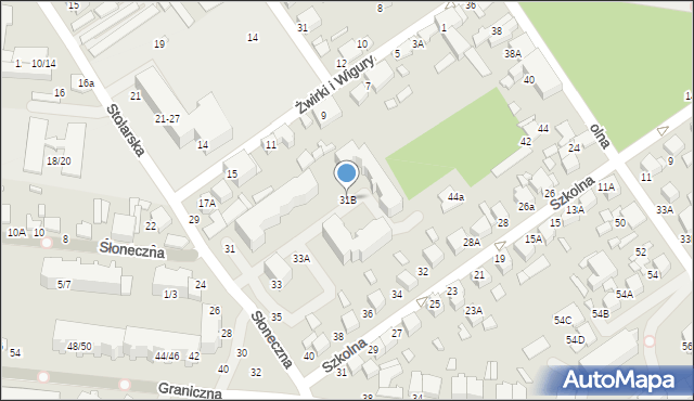 Tomaszów Mazowiecki, Stolarska, 31B, mapa Tomaszów Mazowiecki