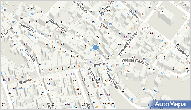 Toruń, Strumykowa, 1, mapa Torunia