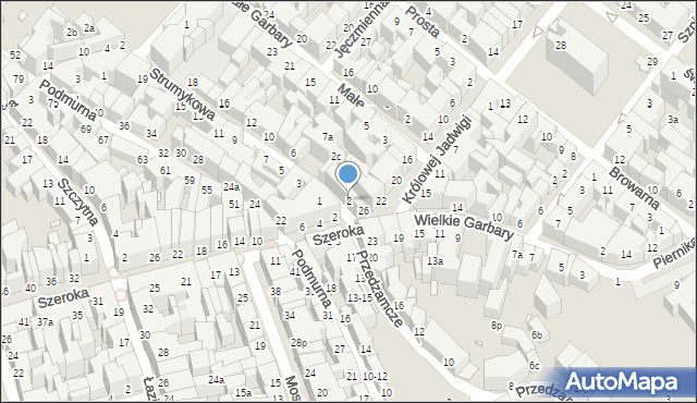 Toruń, Strumykowa, 2, mapa Torunia