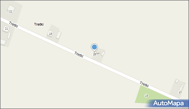 Tretki, Stanisławów, 16, mapa Tretki