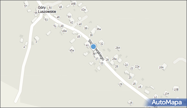 Trzebinia, Stojałowskiego, 39, mapa Trzebinia