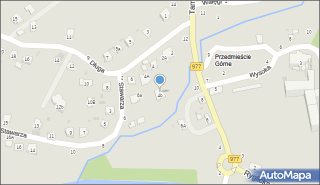 Tuchów, Stawarza Antoniego, kpt., 4A, mapa Tuchów