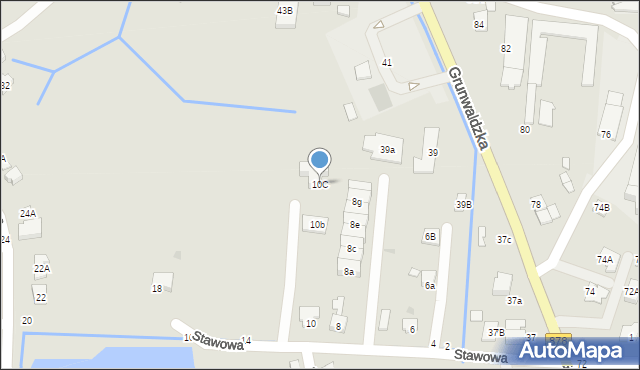 Tyczyn, Stawowa, 10C, mapa Tyczyn