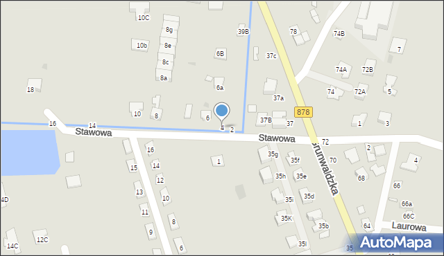 Tyczyn, Stawowa, 4, mapa Tyczyn