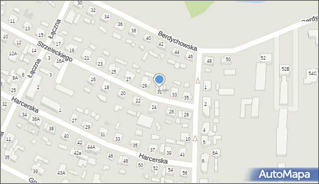 Wągrowiec, Strzeleckiego Pawła Edmunda, 31, mapa Wągrowiec