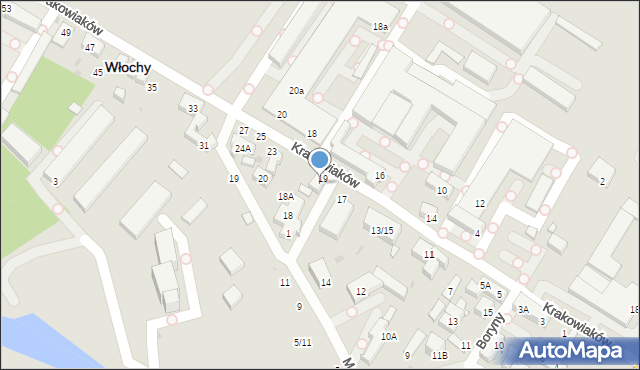 Warszawa, Statyczna, 5, mapa Warszawy