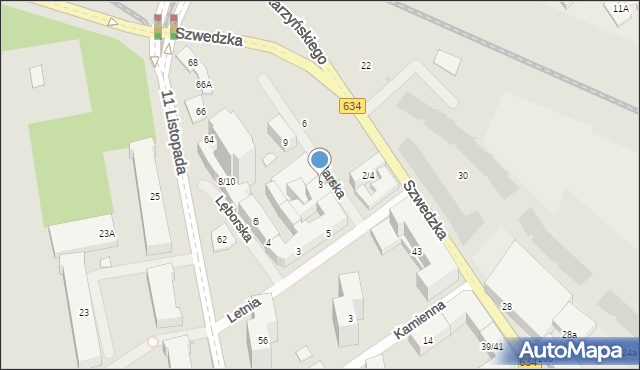 Warszawa, Stolarska, 3, mapa Warszawy