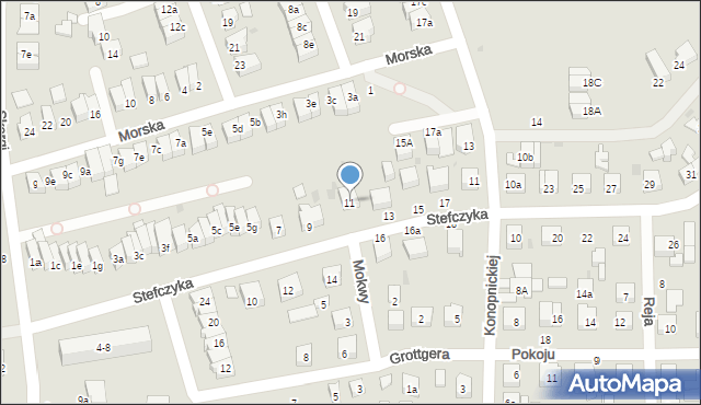 Wejherowo, Stefczyka Franciszka, 11, mapa Wejherowo