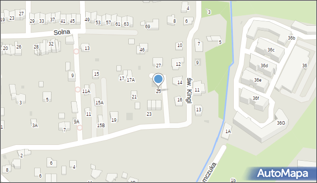 Wieliczka, Strzelców Wielickich, 25, mapa Wieliczka