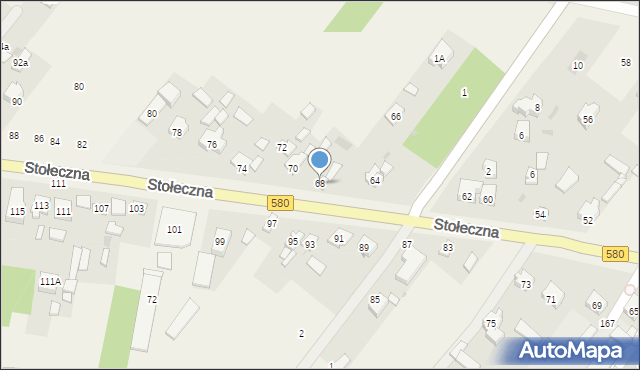 Wiktorów, Stołeczna, 68, mapa Wiktorów