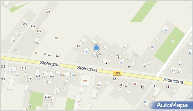 Wiktorów, Stołeczna, 76, mapa Wiktorów