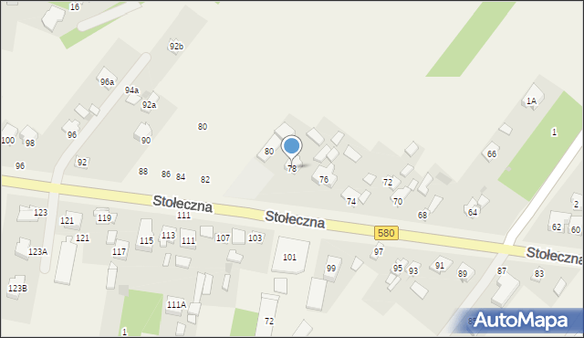 Wiktorów, Stołeczna, 78, mapa Wiktorów