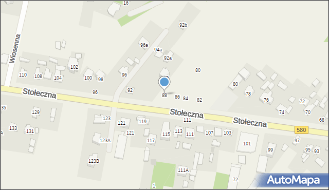 Wiktorów, Stołeczna, 88, mapa Wiktorów