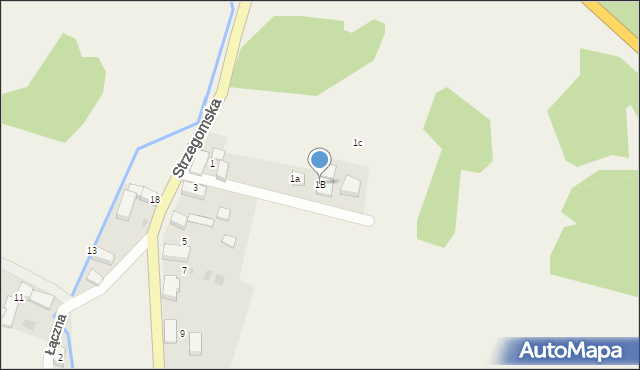 Wilczków, Strzegomska, 1B, mapa Wilczków