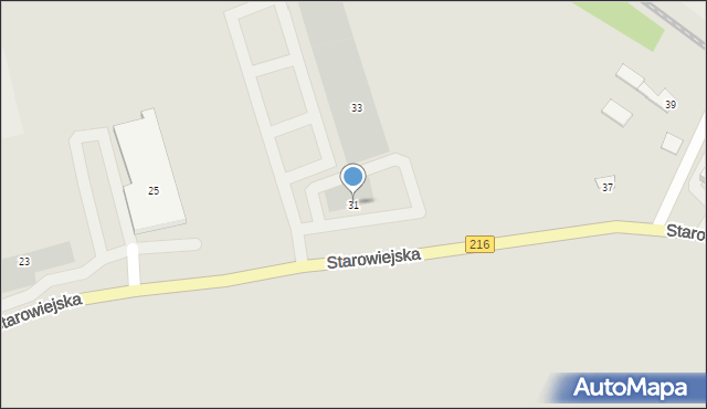 Władysławowo, Starowiejska, 31, mapa Władysławowo