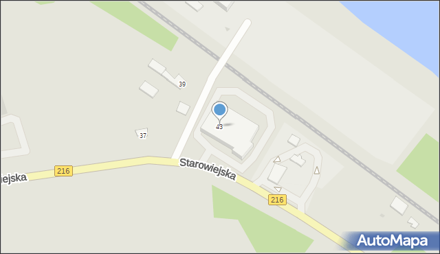 Władysławowo, Starowiejska, 43, mapa Władysławowo