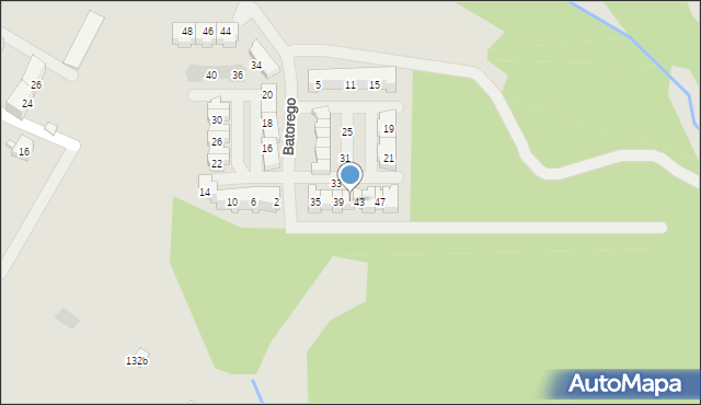 Wodzisław Śląski, Stefana Batorego, 41, mapa Wodzisławia Śląskiego