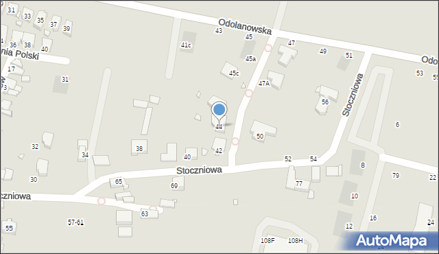 Wrocław, Stoczniowa, 44, mapa Wrocławia