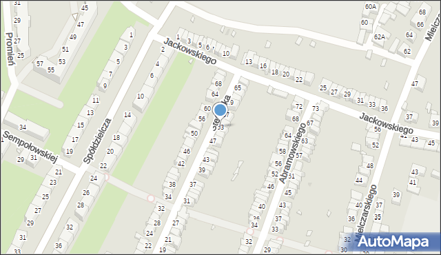 Wrocław, Stefczyka Franciszka, 53, mapa Wrocławia