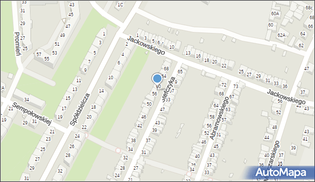 Wrocław, Stefczyka Franciszka, 58, mapa Wrocławia