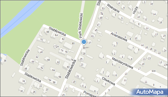 Wrocław, Stabłowicka, 33, mapa Wrocławia