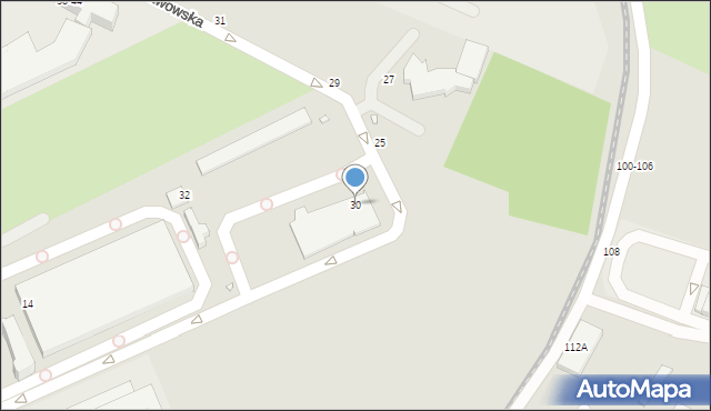 Wrocław, Stanisławowska, 30, mapa Wrocławia