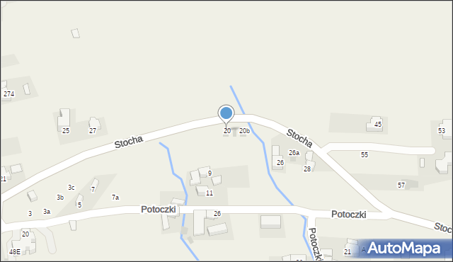 Ząb, Stocha Kamila, 20, mapa Ząb