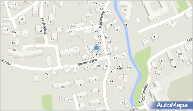 Zakopane, Stolarczyka Józefa, ks., 2, mapa Zakopanego