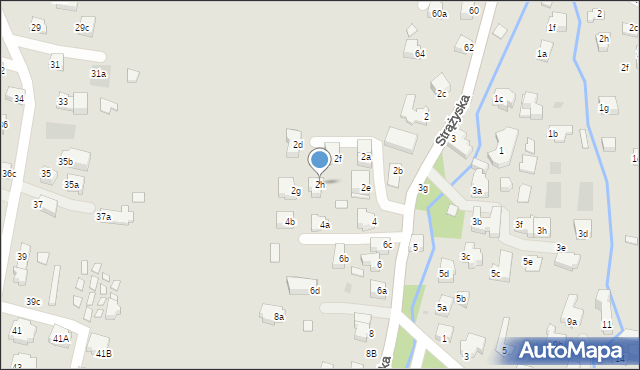 Zakopane, Strążyska, 2h, mapa Zakopanego