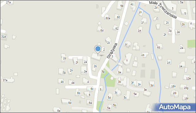 Zakopane, Strążyska, 2i, mapa Zakopanego