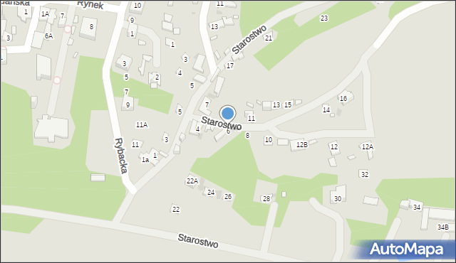 Zakroczym, Starostwo, 6, mapa Zakroczym