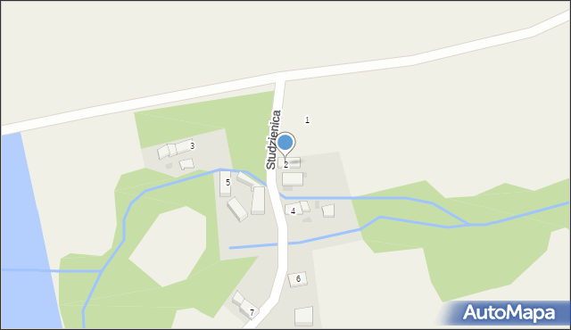 Zawiszyce, Studzienica, 2, mapa Zawiszyce