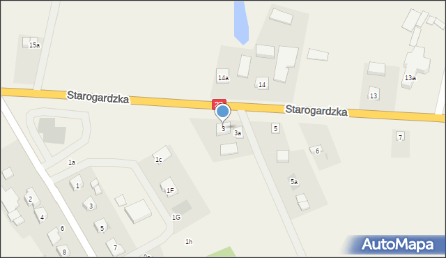 Zblewo, Starogardzka, 3, mapa Zblewo