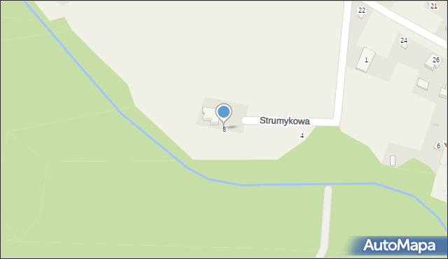 Zdroisko, Strumykowa, 8, mapa Zdroisko