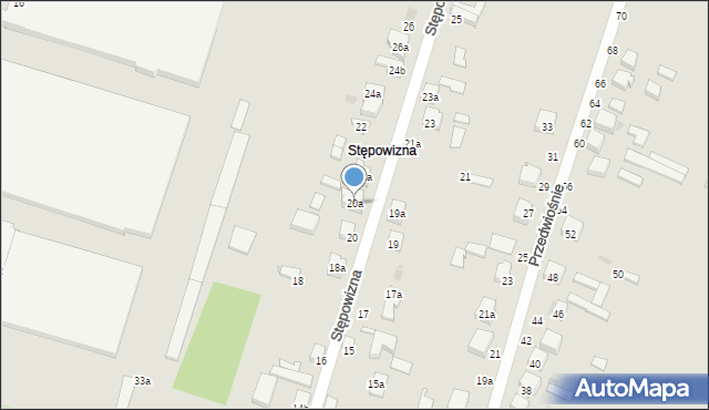 Zgierz, Stępowizna, 20a, mapa Zgierz