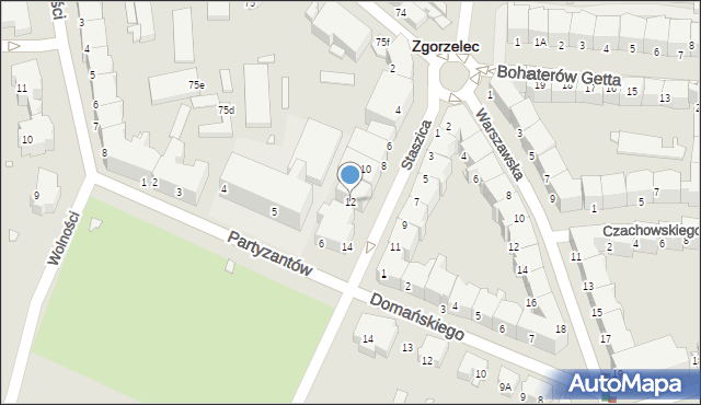 Zgorzelec, Staszica Stanisława, 12, mapa Zgorzelec