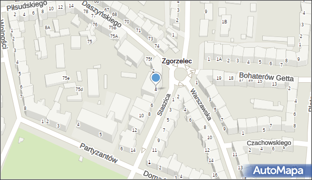 Zgorzelec, Staszica Stanisława, 4, mapa Zgorzelec