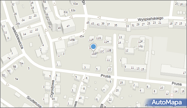 Zgorzelec, Struga Andrzeja, 11D, mapa Zgorzelec