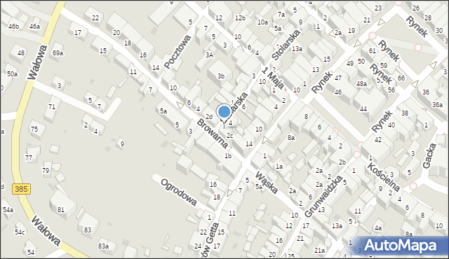 Ziębice, Stolarska, 2, mapa Ziębice