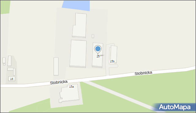 Zielonagóra, Stobnicka, 15, mapa Zielonagóra