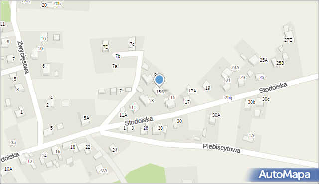 Zwonowice, Stodolska, 15A, mapa Zwonowice