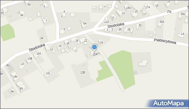 Zwonowice, Stodolska, 22A, mapa Zwonowice