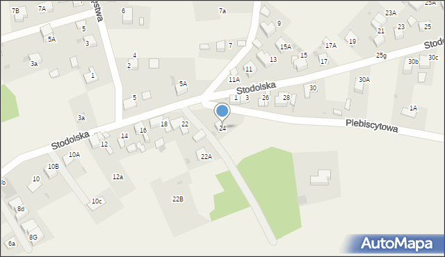 Zwonowice, Stodolska, 24, mapa Zwonowice