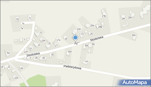 Zwonowice, Stodolska, 25g, mapa Zwonowice
