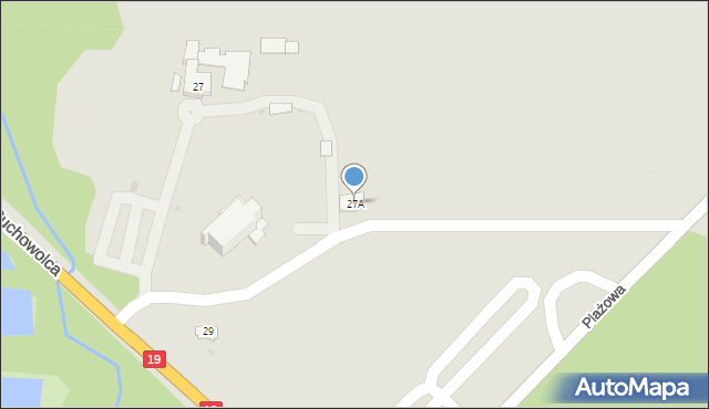 Białystok, Suchowolca Stanisława, ks., 27A, mapa Białegostoku