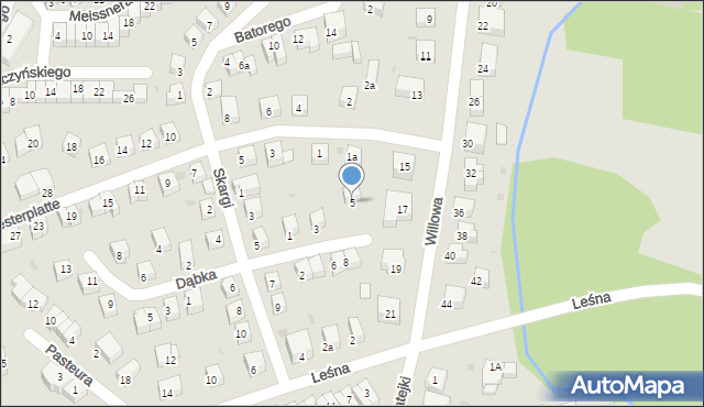 Bolesławiec, Sucharskiego Henryka, mjr., 5, mapa Bolesławca