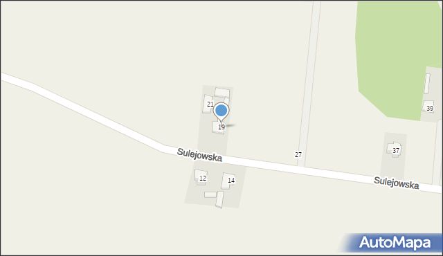 Chrzęsne, Sulejowska, 19, mapa Chrzęsne