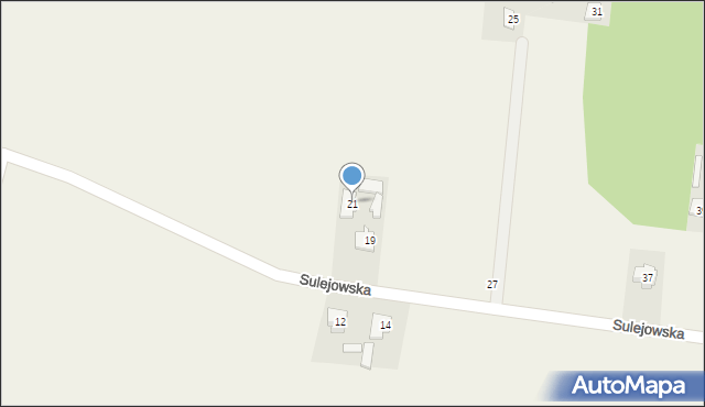 Chrzęsne, Sulejowska, 21A, mapa Chrzęsne