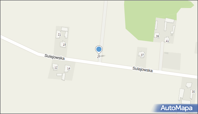 Chrzęsne, Sulejowska, 27, mapa Chrzęsne